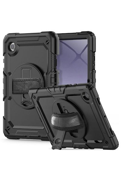 Tech-Protect Case for Samsung Galaxy Tab A9+, Solid360, Impact Safe, U1650, Black