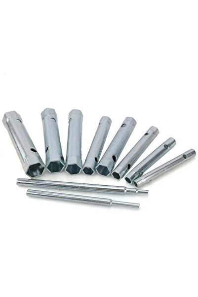 Metal Needs Set Tubulare lungi, duble, cu tija, Diametru 6mm - 22mm, 10 piese