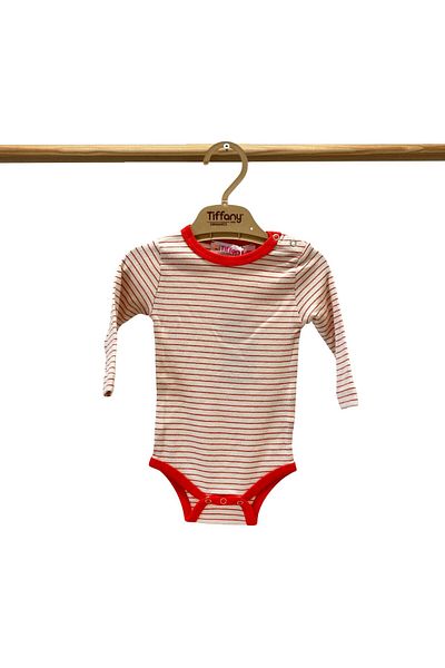 Tiffany Baby Kıds Tiffany Baby Organic Theme Long Sleeve Striped Body 89011