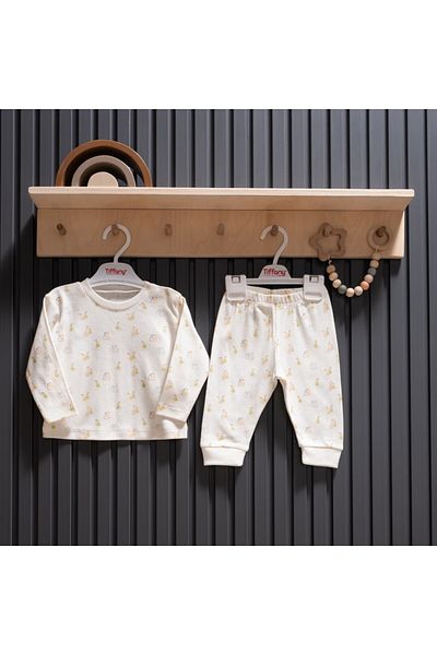 Tiffany Baby Kıds Tiffany Baby Pear Jacquard Theme 2 Piece Set 40012