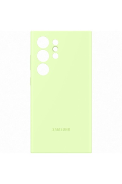 Bibilel Силиконов калъф за Samsung Galaxy S24 Ultra S928 - зелен