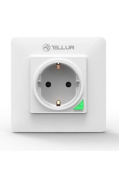 TELLUR Smart Wall Socket TLL 331321, WiFi, 3000 W, 16 A (White)