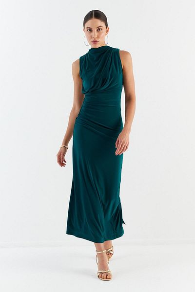 Shopping Shop Rochie Drapeli VERDE ZUMRUT