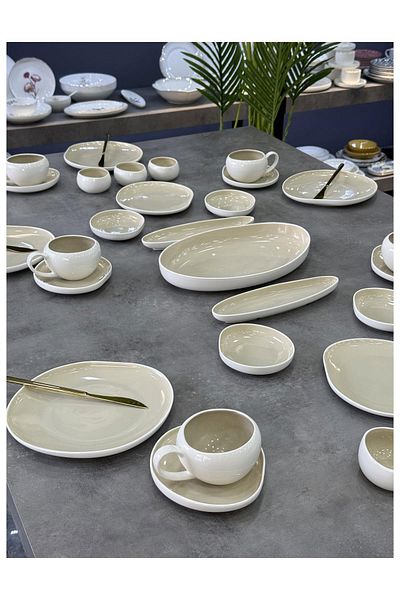 Doğudeko Planet Collection 33 Piece Porcelain Breakfast Set