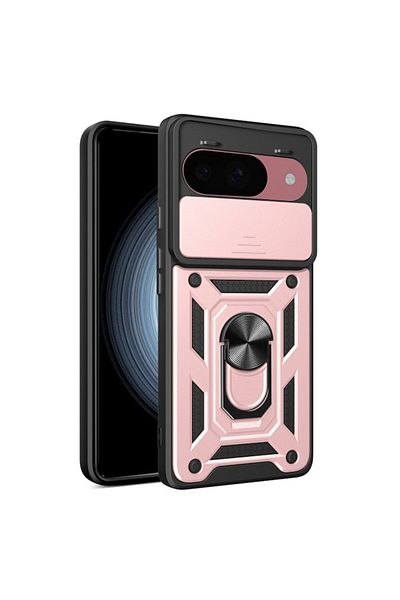 e-Eunoia Art Protective Case for Google Pixel 9/9 Pro, R72, Thermoplastic, Golden Rose