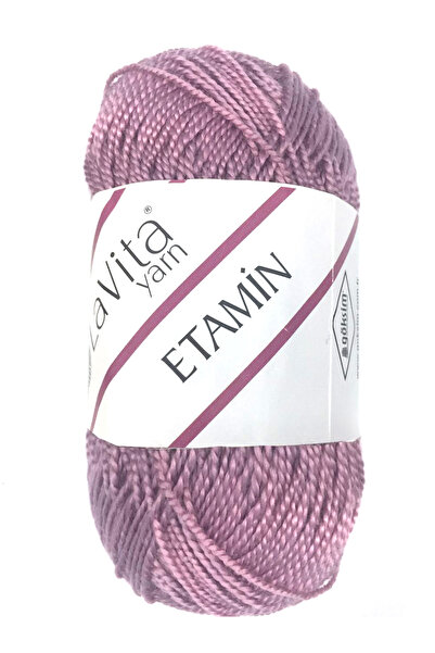 LaVita Yarn Etamin El Örgü İpi %100 Akrilik 30gr (9752 GÜL)