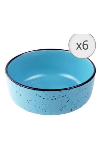 Heinner Set boluri ELECTRA HR-WDF-A166, Ceramica, 16 cm, 6 piese (Blue/Black)