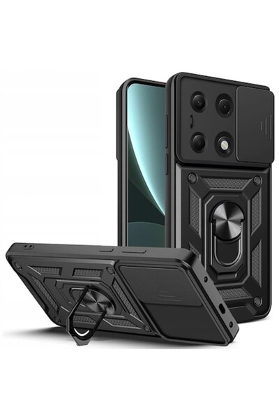 Tech-Protect Carcasă CamShield Pro pentru Xiaomi Redmi Note 13 Pro 4G / M6 Pro - Neagră