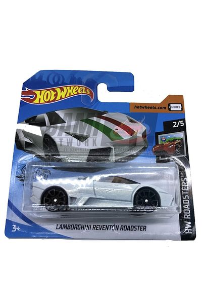HOT WHEELS Masinuta Metalica Hot Wheels Lamborghini Reventon Roadster, Colectia 2019, Alb, 1:64