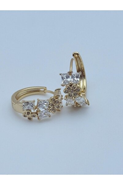 XUPING JEWELRY Zirkon Taşlı Çiçekli VIP Küpe