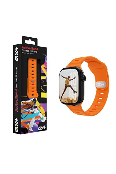 NOA Curea din silicon Active Band pentru Apple Watch 40/42 mm |Portocaliu