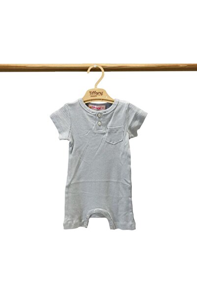 Tiffany Baby Kıds تيفاني بيبي أورجانيك تيم شورت رومبي مع جيوب 88026