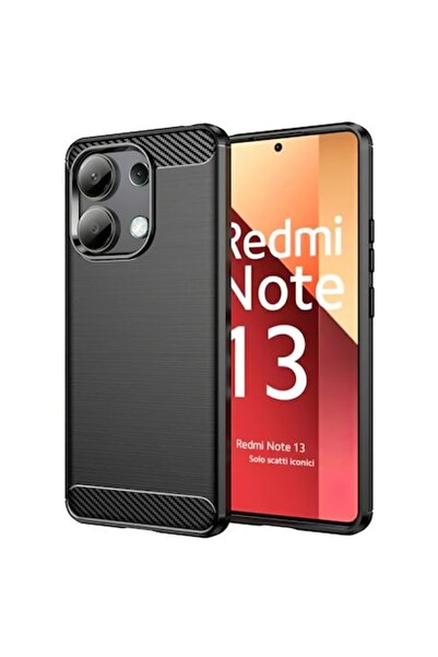 e-Eunoia Art Husă de telefon pentru Xiaomi Redmi Note 13 4G, Carbon Pro, Grip...