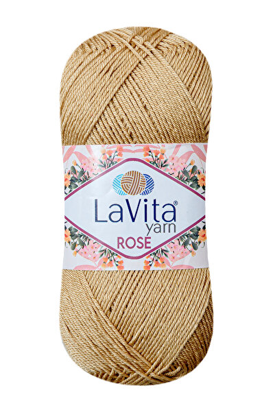 LaVita Yarn Ružičasta pređa za ručno pletenje 100% A Akril 100gr (7123 BEŽ)