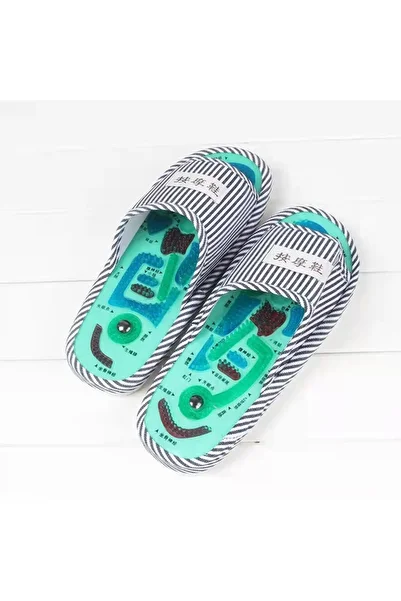 Kardett Foot massage slippers, 39-42, reflexology, soles, slippers, cotton, blue