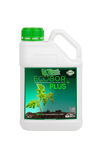 Bor Ecobor Plus Yeni Nesil Sıvı-Katı Konsantre Taban Gübresi 5 Lt