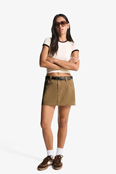 Bershka Kemerli mini etek