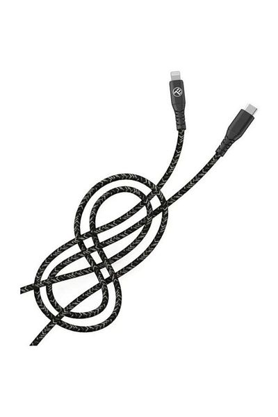 TELLUR Cablu de date verde, Type-C la Lightning MFI, 3A, PD60W, 1m, Negru