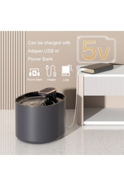 Kardett Automatic water dispenser for dogs and cats, silent fountain, activated carbon filtration, US