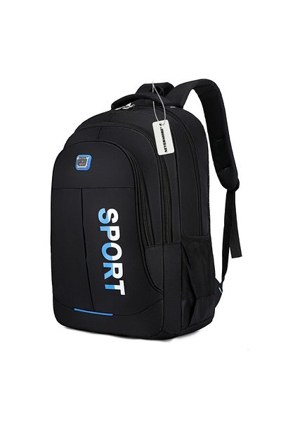 OEM School bag, NEVERMORE, Large capacity, 50 x 35 x 17 cm, Blue