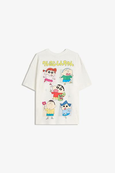 Bershka Shin Chan oversize short sleeve T-shirt