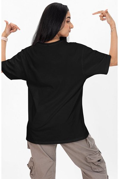Fuddy Moda Unisex and Justice for All Written T-Shirt, Oversize Metallica Printed Crew Neck T-Shirt
