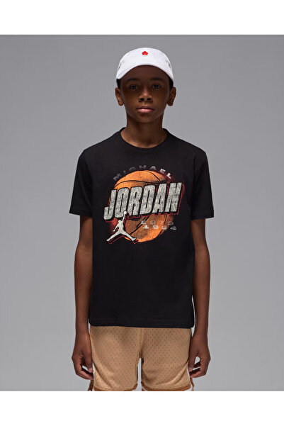 Nike ΠΑΙΔΙΚΟ ΜΠΟΥΜΕΛΟ JORDAN ΜΑΥΡΟ ΠΟΡΤΟΚΑΛΙ ΒΑΜΒΑΚΙ ΜΕ ΟΜΟΙΟΥΜΕΝΟ ΛΟΥΡΑΚΙ 95F315