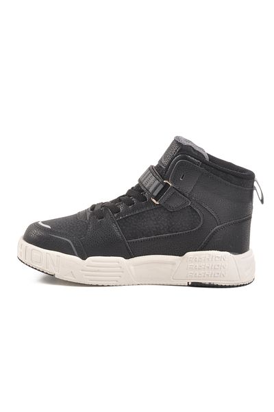 AYAKMOD Black Velcro Ankle Length Boy's Sneaker King Long F