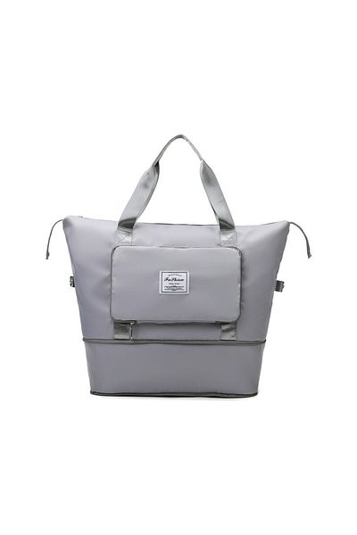Kasaplus Hong Fu Waterproof Large Capacity Foldable Travel Bag - Gray
