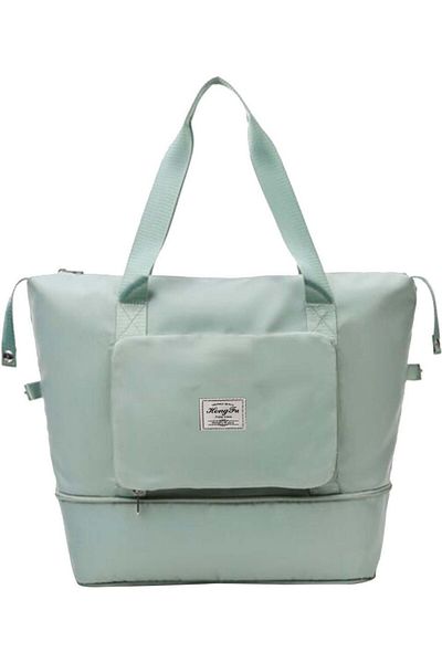 Kasaplus Hong Fu Waterproof Large Capacity Foldable Travel Bag - Gray