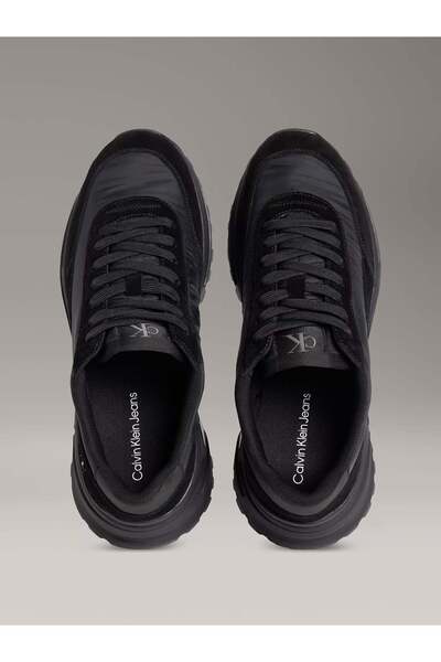 Calvin Klein Erkek Yüksek Rahat Taban Deri Siyah Sneaker YM0YM01292-0GJ