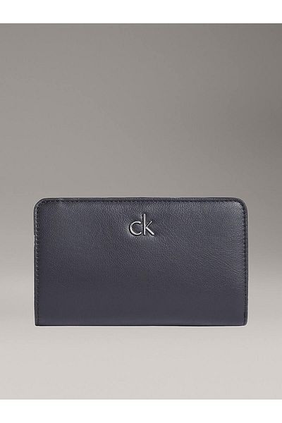 Calvin Klein Ck Re-Lock Medium Bifold Black Women's Wallet