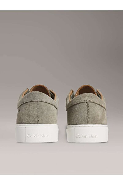 Calvin Klein Khaki Men's Casual Shoes Hybrid Apron Laceup Water
