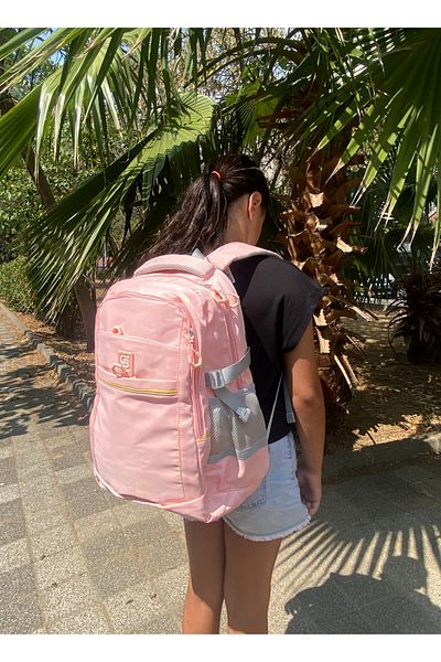 tiny wood Girls' Primary Bag Ultra Light Primary / Secondary School School Bag Pink-Lilac-Grey