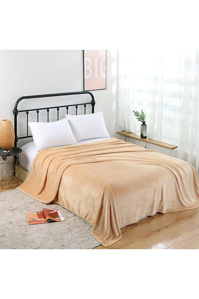 Pufulino Cocolino Super Soft Blanket, Double Bed, 200x230 cm - Beige