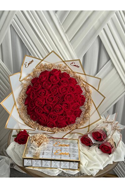 eyb lina organizasyon 41 Adet Isteme Çiçegi 96 Adet isteme Çikolata 3 Adet Anne Gülü 1 Adet Kahve Gülü Nişan Söz