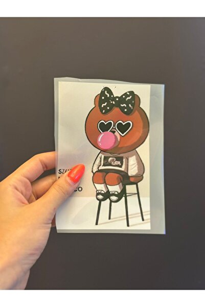 Gönülden Tasarım GUMĂ DE STICKING FĂRĂ FIER DE FIERĂ PENTRU PRINTARE DE TRANSFER PENTRU COPII ARMĂ 16X10 CM