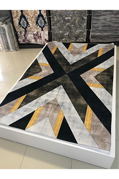 Zümrüt Ev Tekstil Lastikli Süngerli Kaymaz Halı Örtüsü 4m2 Ölçüde 4mm Kalın Süngerli Fırsat Ürünü