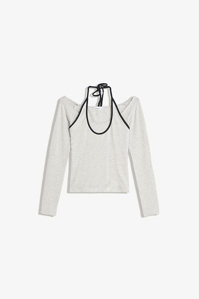 Bershka Long sleeve halter neck T-shirt