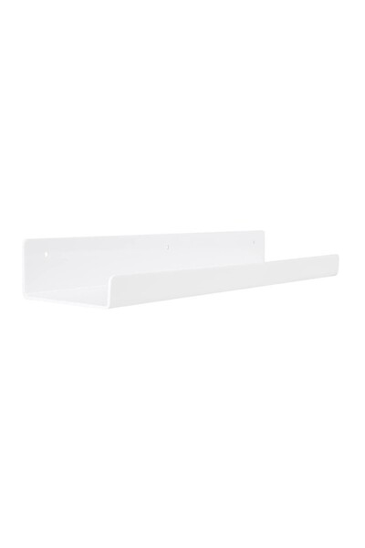 Kardett Raft alb acrilic 38x10x7 cm, rafturi suspendate de perete, polite ideale pentru baie, bucătărie, d