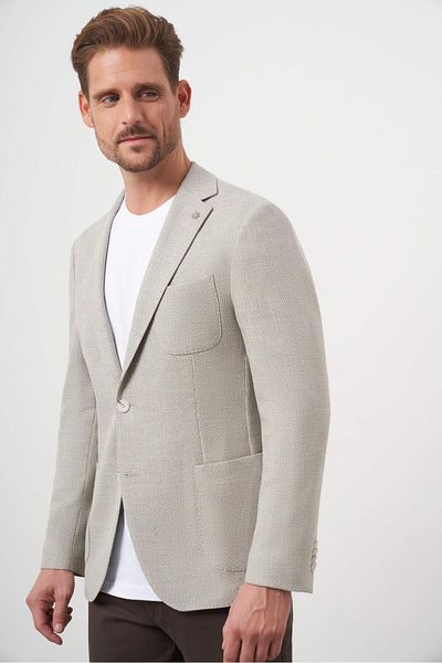Morven Men's Green Woven Slim Fit Bag Pocket Mono Collar Sports Jacket