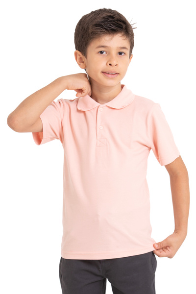 ares kids تي شيرت مدرسي من القطن الممشط للجنسين