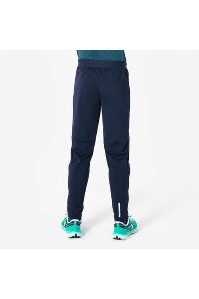 Decathlon Kiprun Çocuk Koşu Eşofman Altı - Mavi/Yeşil - Kiprun Warm 900