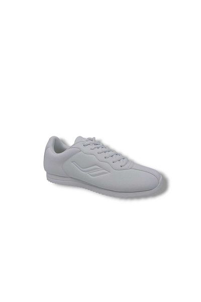 Lescon Neptun Unisex White Lace-Up Sneakers Shoes