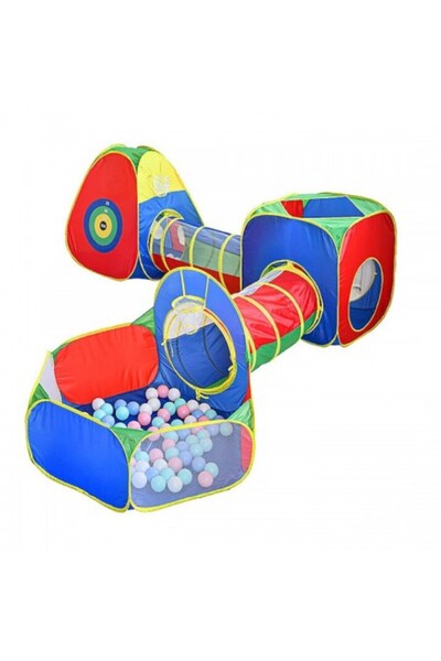 Kardett Παιδική χαρά, σκηνή 5 σε 1 και σετ τούνελ με πισίνα και γήπεδο με μπάλες, εσωτερικού και εξωτερικού χώρου