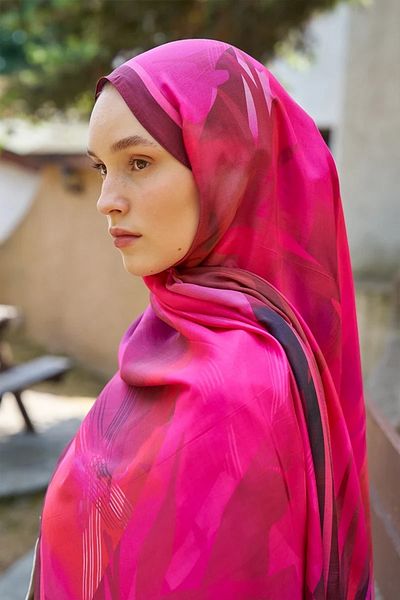 ED Scarf Bordo Ed Scarf Inspired Volen Pattern Shawl