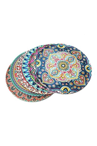 Generic Alwan Ottoman Motif Coaster Set of 6 - EE8316S6 (Istanbul)