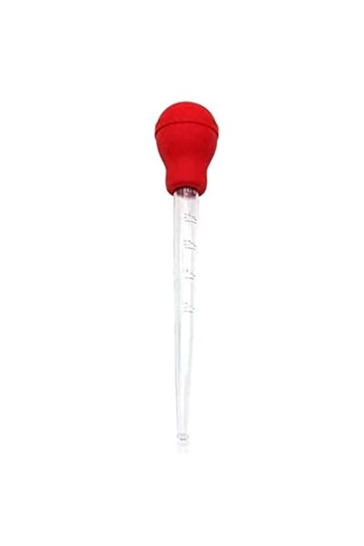 Generic Long Nylon Turkey Basters for Cooking with Silicone Bulb, red, SSZ323