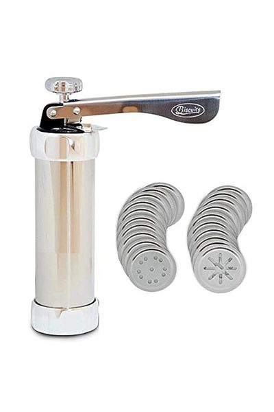 Generic Biscuit Cookie Press Machine Biscuit Maker Set With 20 Disc Shapes Stencils Model