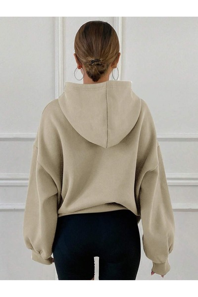 uyguntarz Unisex mikina oversize s potiskem malé stuhy